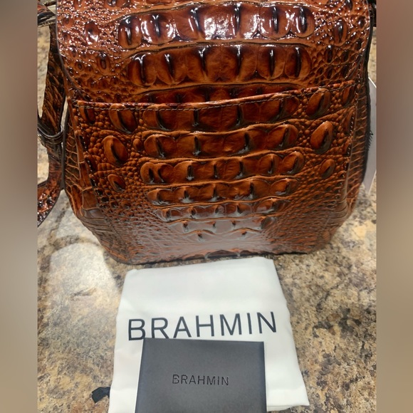 RECENTLY REDUCED‼️ Brahmin Margo Pecan Melbourne Handbag - Picture 4 of 6